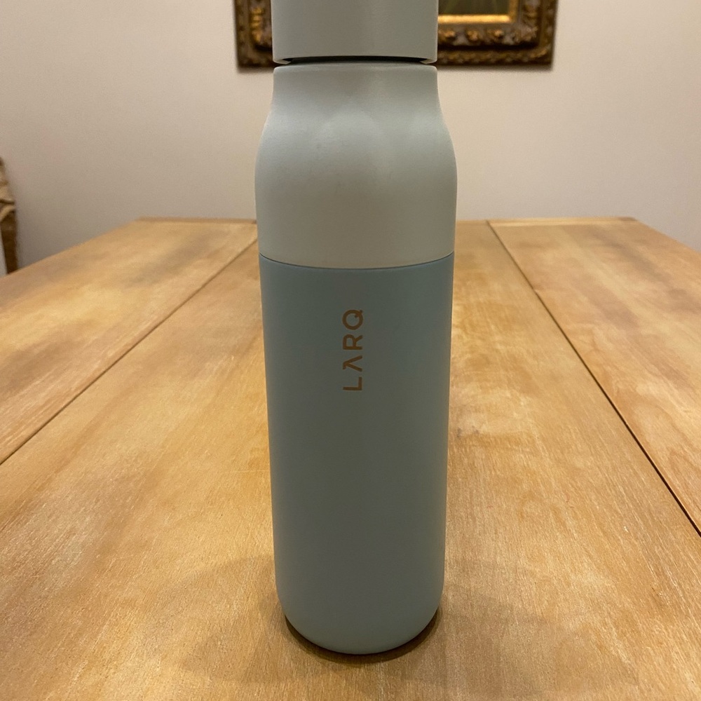 LARQ Light Blue and White Self-Cleaning Insulated Bottle